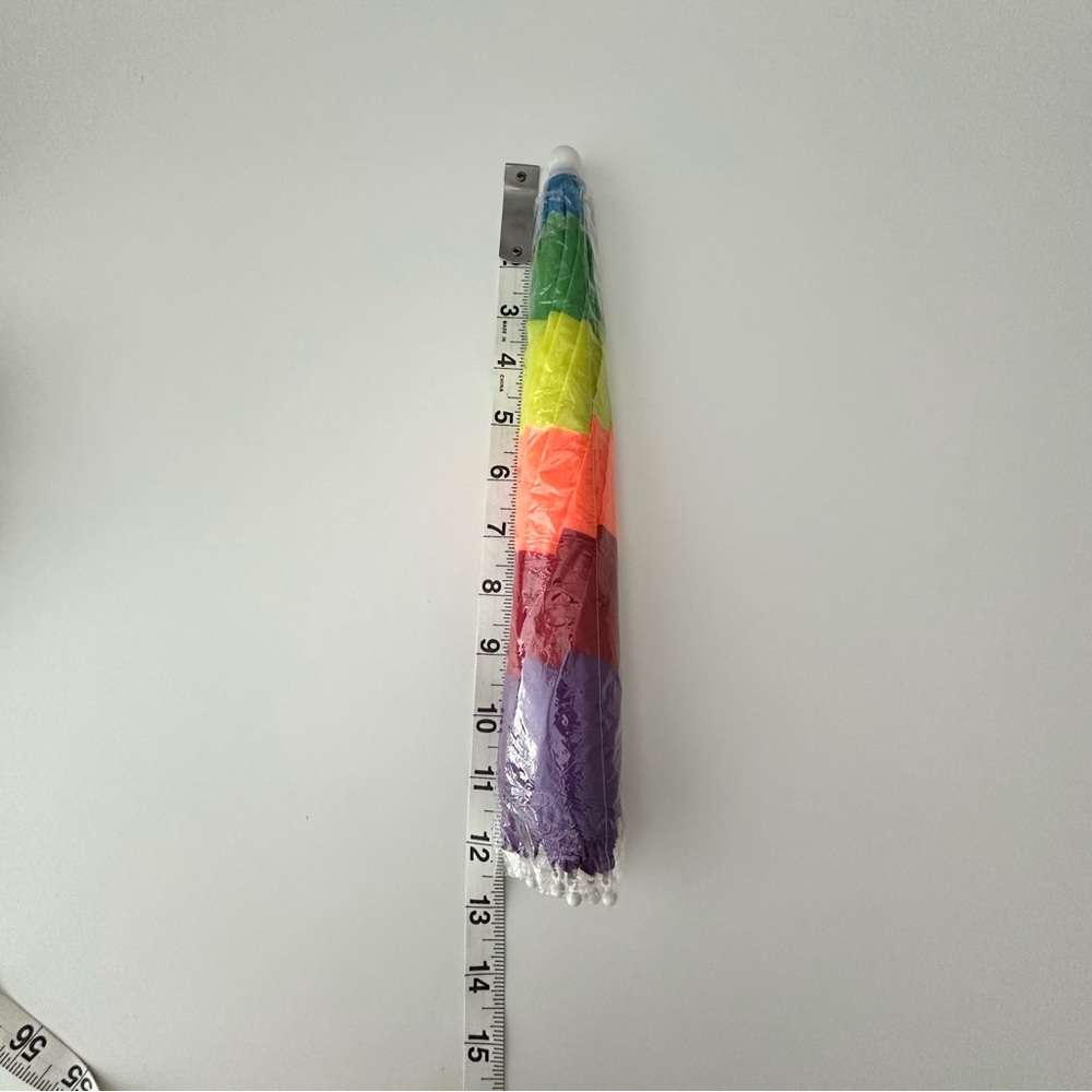 NWT Rainbow Umbrella Hat